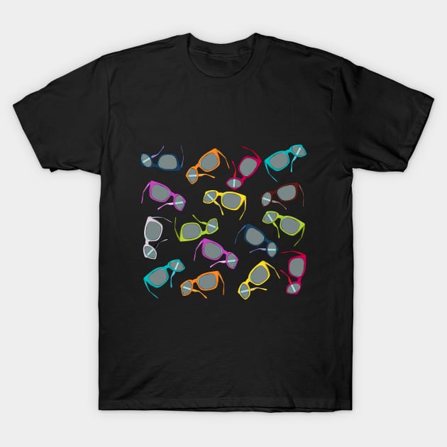 Hipster Glasses T-Shirt by Jirka Svetlik